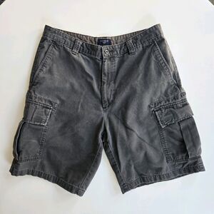 Vintage Cargo Shorts Grey Men's 34 Broken In Dockers Big Pockets